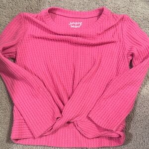 Jumping Beans Fuchsia Ribbed Knit Top